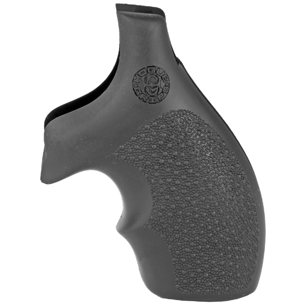 Picture of Hogue Monogrip - S&W J Frame Round Butt - Bantam - Finger Grooves - Rubber - Black 61000