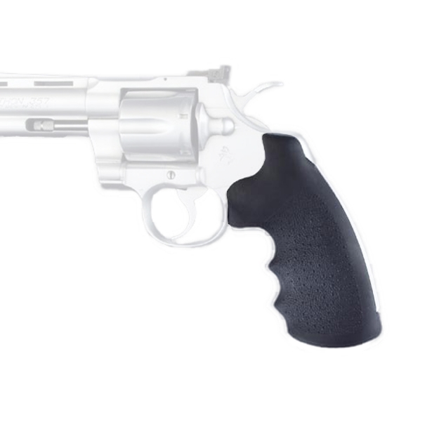 Picture of Hogue Monogrip Grip - Colt Python - Finger Groove - Rubber - Black 46000