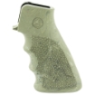 Picture of Hogue Overmold Grip - AR15/M16 - Rubber - Finger Grooves - Ghillie Green 15881