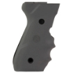 Picture of Hogue OverMolded - Rubber Grip Panels - Finger Grooves - Slate Gray - Fits Beretta 92FS & 96 92002