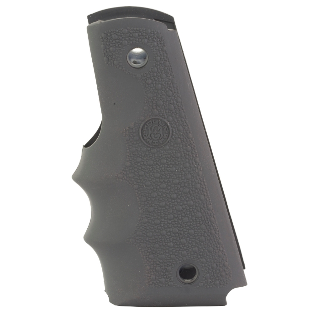 Picture of Hogue OverMolded - Rubber Grips - Finger Grooves - Cobblestone Texture - Slate Gray - Fits 1911 Government 45002