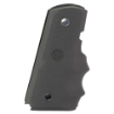 Picture of Hogue OverMolded - Rubber Grips - Finger Grooves - Cobblestone Texture - Slate Gray - Fits 1911 Officer 43002