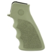 Picture of Hogue Overmolded Grip - AR15/M16 - Rubber - Finger Grooves - OD Green 15001