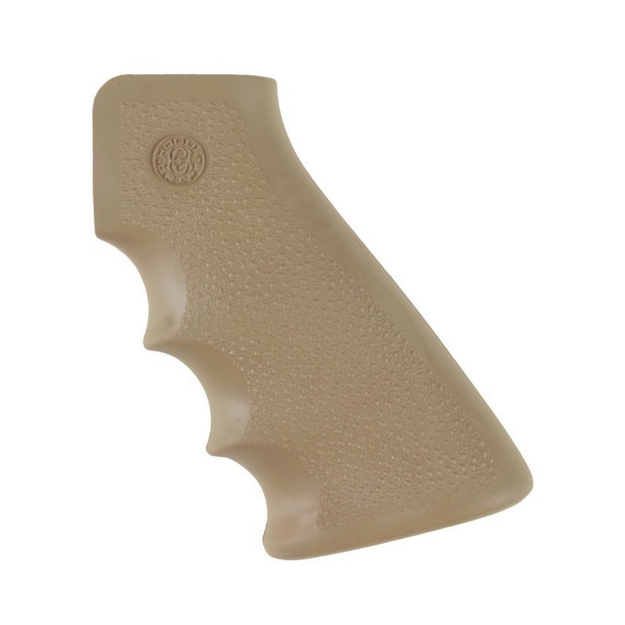 Picture of Hogue OverMolded Grip - Fits AR-15/M16 - Rubber - Finger Grooves - Flat Dark Earth 15003