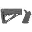 Picture of Hogue OverMolded Kit - Pistol Grip with Beavertail and Finger Grooves - Mil-spec Collapsible Stock - Fits AR-15 - Black 15056