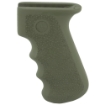 Picture of Hogue Overmolded Rifle Grip - Fits AK-47/AK-74 - Finger Grooves - Rubber - OD Green 74001