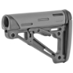 Picture of Hogue OverMolded Rifle Stock - Mil-spec Collapsible Stock - AR-15 - Gray 15540