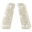 Picture of Hogue Polymer Grip - Fits 1911 Govt Model - Pearlized - Ambi Cut - White 45318