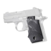 Picture of Hogue Rubber Grip - Sig Sauer P238 - Finger Grooves - Black 38000