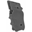 Picture of Hogue Rubber Grips - Finger Grooves and Right Hand Thumb Rest - Fits Ruger Mark IV - Black 79060