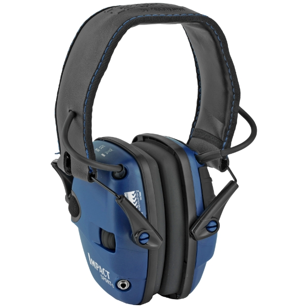 Picture of Howard Leight Impact Sport - Electronic Earmuff - Folding - Real Blue Finish R-02529