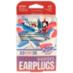 Picture of Howard Leight Super Leight Ear Plugs - Foam - NRR 33 - Uncorded - Red/White/Blue - 10 Pair R-01891