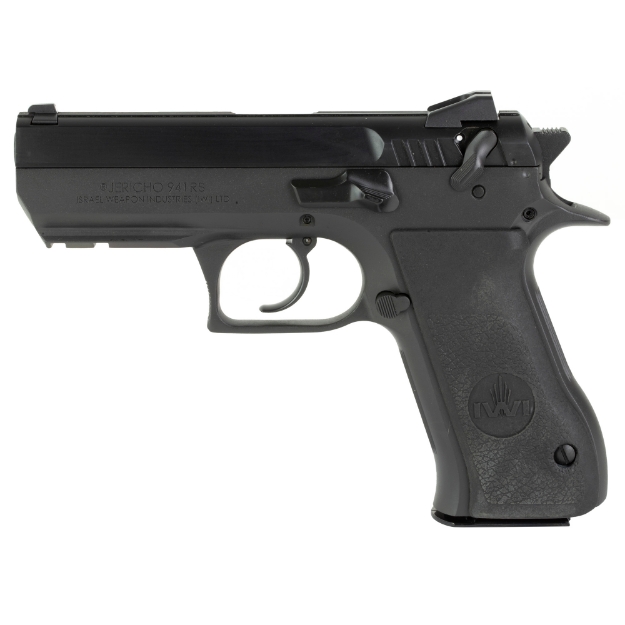 Picture of IWI US - Inc Jericho 941 - Double Action/Single Action - Semi-automatic - Metal Frame Pistol - Mid-Size - 9MM - 3.8" Barrel - Steel - Black - Synthetic Grips - Adjustable Sights - Decocker - 16 Rounds - 2 Magazines J941RS9