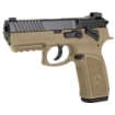 Picture of IWI US - Inc Jericho 941 Enhanced - Double Action/Single Action - Semi-automatic - Polymer Frame Pistol - Mid-Size - 9MM - 3.8" Barrel - Flat Dark Earth - Novak Sights - 17 Rounds - 2 Magazines J941PSL9FD-II