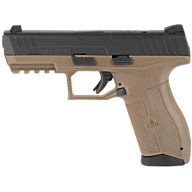 Picture of IWI US - Inc Masada Optics Ready - Striker Fired - Semi-automatic - Polymer Frame Pistol - Full Size - 9MM - 4.1" Barrel - Matte Finish - Flat Dark Earth - 3 Dot Sights - 17 Rounds - 2 Magazines M9ORP17FD