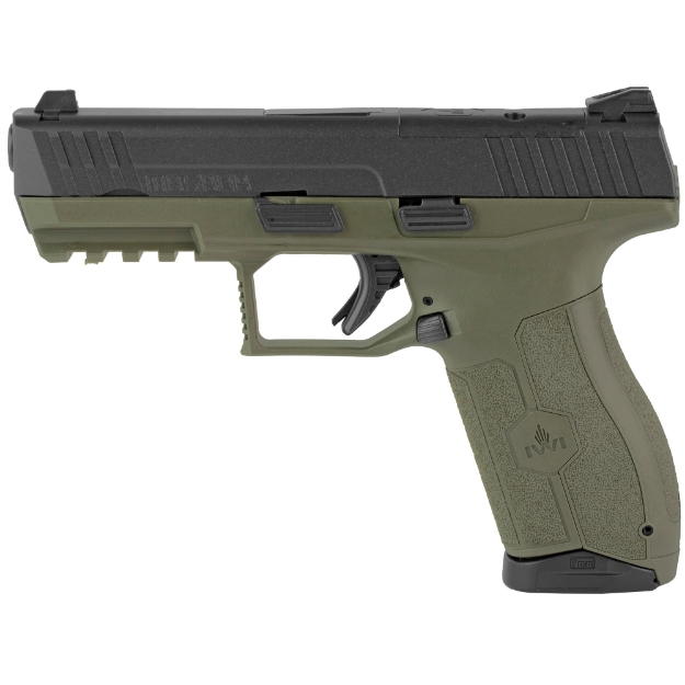 Picture of IWI US - Inc Masada Optics Ready - Striker Fired - Semi-automatic - Polymer Frame Pistol - Full Size - 9MM - 4.1" Barrel - Matte Finish - OD Green - 3 Dot Sights - 17 Rounds - 2 Magazines M9ORP17OD