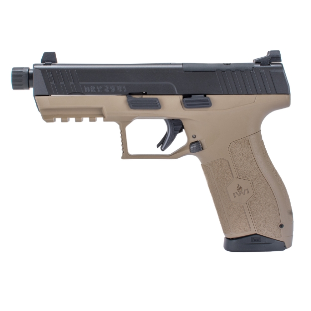 Picture of IWI US - Inc Masada Optics Ready - Striker Fired - Semi-automatic - Polymer Frame Pistol - Full Size - 9MM - 4.6" Barrel - Threaded Barrel - Matte Finish - Flat Dark Earth - 3 Dot Sights - 17 Rounds - 2 Magazines M9ORP17TFD