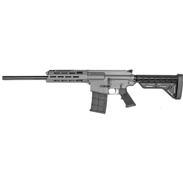 Picture of JTS Group M12AR - Semi-automatic - AR - 12 Gauge 3" - 18.7" Barrel - Cylinder Choke - Gray color - Polymer Grip and Foxed Stock - Aluminum Forearm with M-LOK - 5Rd - 2 Magazines - BLEM (Damaged Case) M12AR-GRY