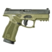 Picture of Steyr Arms M9-A2 MF - Striker Fired - Semi-automatic - Polymer Frame Pistol - Medium Frame - 9MM - 4" Barrel - Mannox Finish - Black Slide - Olive Drab Green Frame - Interchangeable Grips - Trapezoid Sights - 17 Rounds - 2 Magazines 78-225-2H0