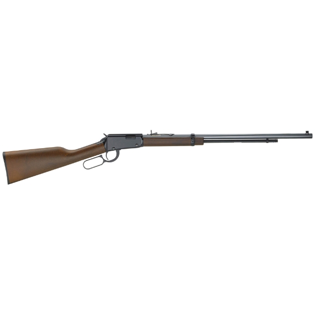 Picture of Henry Repeating Arms Frontier - Lever Action Rifle - 22 Magnum - 24" Blued Octagon Barrel - E-Coat Alloy Receiver - American Walnut Stock - 12Rd - Fully Adjustable Semi-Buckhorn Rear with Brass Beaded Front Sight H001TMLB