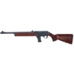 Picture of Henry Repeating Arms Homesteader - Semi-automatic - Rifle - 9mm - 16.37" Barrel - Threaded 1/2x28 - Walnut Stock - Anodized Finish - Black - Drilled and Tapped for Optic Rail - Ghost Ring Sights - (1)-5 Round Magazine - (1)-10 Round Magazine - Includes Magwell for Glock Style Magazines H027-H9G