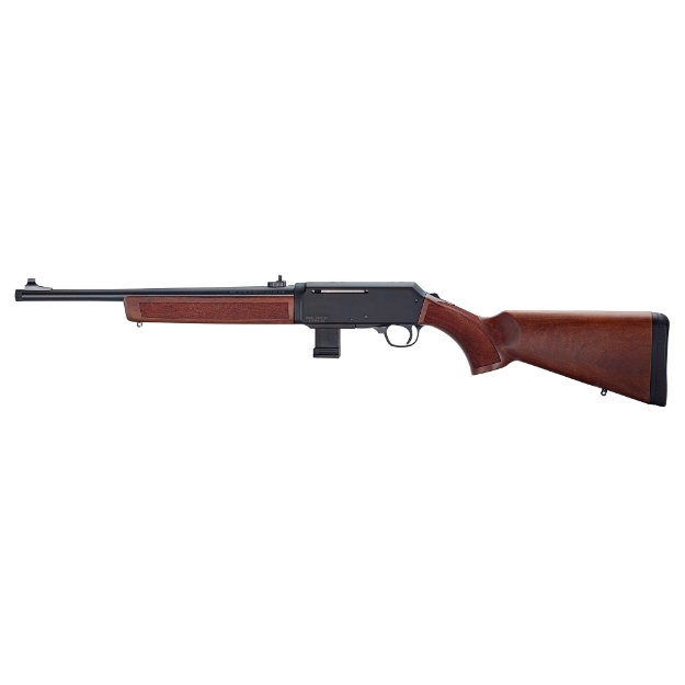 Picture of Henry Repeating Arms Homesteader - Semi-automatic - Rifle - 9mm - 16.37" Barrel - Threaded 1/2x28 - Walnut Stock - Anodized Finish - Black - Drilled and Tapped for Optic Rail - Ghost Ring Sights - (1)-5 Round Magazine - (1)-10 Round Magazine H027-H9