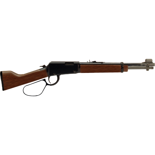 Picture of Henry Repeating Arms Mare's Leg - Pistol - Lever Action - 22LR - 12.9" Barrel - Steel - Blued Finish - Walnut Stock - Adjustable Sights - 10 Rounds H001ML