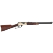 Picture of Henry Repeating Arms Side Gate Lever Action - 45-70 Government - 20" Brass Receiver - Walnut Stock - 4Rd - Fully Adjustable Semi-Buckhorn Sights H024-4570