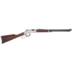 Picture of Henry Repeating Arms Silver Boy - Lever Action Rifle - 22LR - 20" Barrel - Nickel Finish - Walnut Stock - Adjustable Buckhorn Rear Sight/Beaded Front Sight - 16Rd and 21Rd H004S