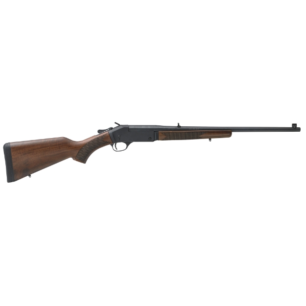 Picture of Henry Repeating Arms Single Shot - 243 Win - 22" Round Barrel - Blued Finish - Walnut Stock - Bead Sights H015-243
