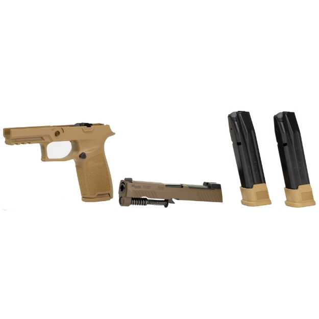 Picture of Sig Sauer Caliber X-Change Kit - 9MM - P320-M17 - Coyote Finish - 1-17Rd & 2-21Rd Magazines - 3.9" Configuration 8900268