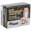 Picture of Sig Sauer Elite Performance V-Crown - 9MM - 115 Grain - Jacketed Hollow Point - 20 Round Box E9MMA1-20