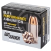 Picture of Sig Sauer Elite Performance V-Crown Ammunition - 40SW - 165 Grain - Jacketed Hollow Point - 20 Round Box E40SW1-20