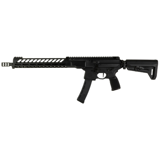 Picture of Sig Sauer MPX - Competition - Semi-automatic Rifle - 9MM - 16" Barrel - Anodized Finish - Black - Sig MPX Collapsible Stock - Free Float M-LOK Handguard - 35 Rounds - 1 Magazine RMPX-16B-9-35