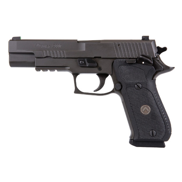 Picture of Sig Sauer P220 - Legion - Single Action Only - Semi-automatic - Metal Frame Pistol - Full Size - 10MM - 5" Barrel - Alloy - Legion Gray - G10 Grips - XRAY3 Day/Night Sights - Optic Ready - Manual Thumb Safety - 8 Rounds - 3 Magazines 220R5-10-LEGION-SAO-R2