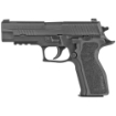Picture of Sig Sauer P226 - Double Action/Single Action - Semi-automatic - Metal Frame Pistol - Full Size - 9MM - 4.4" Barrel - Alloy - Nitron Finish - Black - SIGLITE Night Sights - Decocker - 10 Rounds - SRT Trigger - 2 Magazines 226R-9-BSE