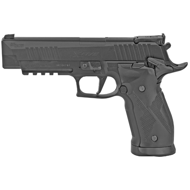 Picture of Sig Sauer P226 X-Five - Semi-automatic - CO2 Air Pistol - .177 Pellet - 4.4" Barrel - Black Finish - Plastic Grips - 20Rd - 510 Feet per Second AIR-X5-177-BLK