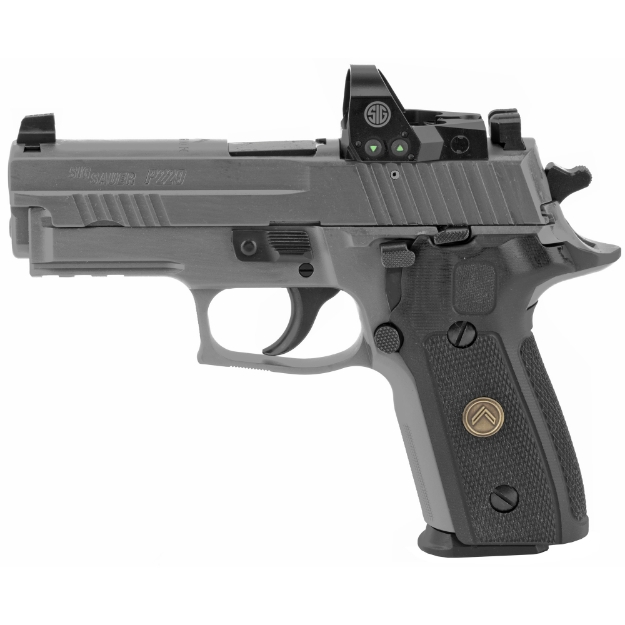 Picture of Sig Sauer P229 - Legion RXP - Double Action/Single Action - Metal Frame Pistol - Compact - 9MM - 3.9" Barrel - Alloy - Legion Gray - G10 Grips - XRAY3 Day/Night Sights - Decocker - 15 Rounds - ROMEO1 PRO Reflex Optic - 3 Magazines E29R-9-LEGION-RXP