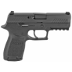 Picture of Sig Sauer P320 - Compact - Striker Fired - Semi-automatic - Polymer Frame Pistol - 9MM - 3.9" Barrel - Nitron Finish - Black - Fixed Sights - 10 Rounds - 2 Magazines 320C-9-B-10