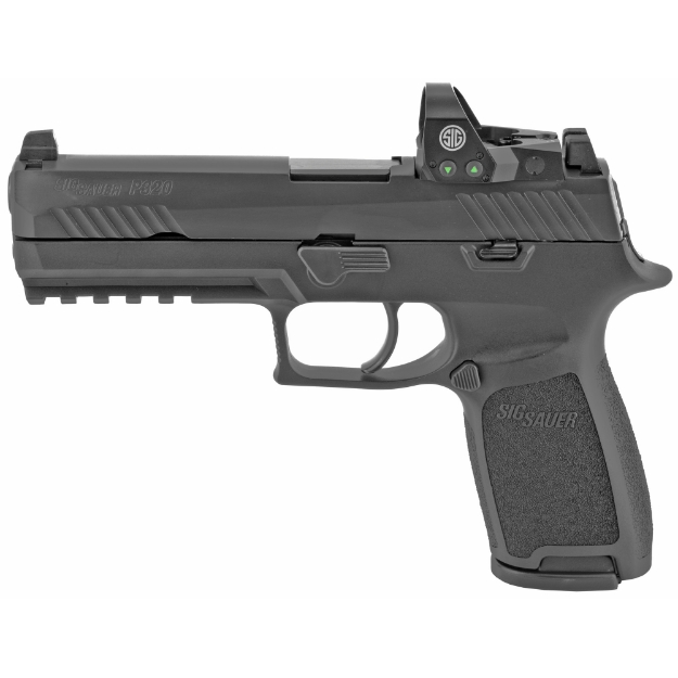 Picture of Sig Sauer P320 - Full Size RXP - Striker Fired - Semi-automatic - Polymer Frame Pistol - Full Size - 9MM - 4.7" Barrel - Nitron Finish - Black - Fixed Sights - 17 Rounds - ROMEO1 PRO Reflex Optic - 2 Magazines 320F-9-B-RXP