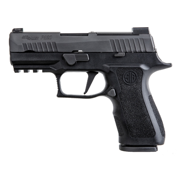 Picture of Sig Sauer P320 - X-Compact - Striker Fired - Semi-automatic - Polymer Frame Pistol - 9MM - 3.6" Barrel - Nitron Finish - Black - Modular X Grip - XRAY3 Night Sights - 15 Rounds - XSeries Flat Trigger - Optics Ready w/ R2 Base Plate - 2 Magazines 320XC-9-BXR3P-R2