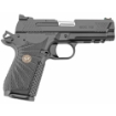 Picture of Wilson Combat EDCX9 - Single Action Only - Semi-automatic - Compact - 9MM - 4" Barrel - Black DLC Finish - Green Fiber Optic Sights - Manual Safety - 15 Rounds - Lightrail EDCX-CPR-9