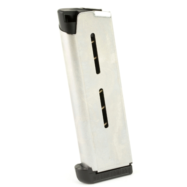 Picture of Wilson Combat Officer Magazine - 45ACP - 7 Rounds - Fits 1911 - Standard .350 Base Pad - Stainless 47OX
