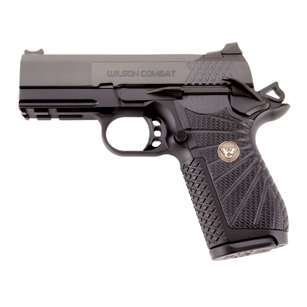 Picture of Wilson Combat SFX9 - Semi-automatic - Sub-Compact - 9MM - Metal Frame Pistol - 3.25" Barrel - Aluminum - DLC Finish - Black - Mag Out Safety - 15 Rounds - 2 Magazines - Lightrail SFX9-SCR3A