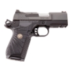 Picture of Wilson Combat SFX9 - Semi-automatic - Sub-Compact - 9MM - Metal Frame Pistol - 3.25" Barrel - Aluminum - DLC Finish - Black - Mag Out Safety - 15 Rounds - 2 Magazines - Lightrail SFX9-SCR3A