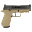 Picture of Wilson Combat WCP320 - Semi-automatic - Striker Fired - Carry - 9MM - 3.9" - Black - Tan - 17Rd - 2 Magazines - Straight trigger - Fiber Optic Front Sight - Poly - DLC SIG-WCP320C-9TATS