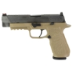 Picture of Wilson Combat WHISTLE TIP - Semi-automatic - Striker Fired - Full Size - 9MM - 4.7" - Black - Tan - 17Rd - 2 Magazines - Custom Gun Armor - Fiber Optic Front Sight - Polymer - DLC SIG-WCP320F-9TATC