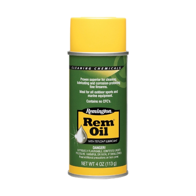 Picture of Remington 4 oz. Spray can - Rem-Oil - Liquid - 4oz - Lube - Aerosol Can 26610