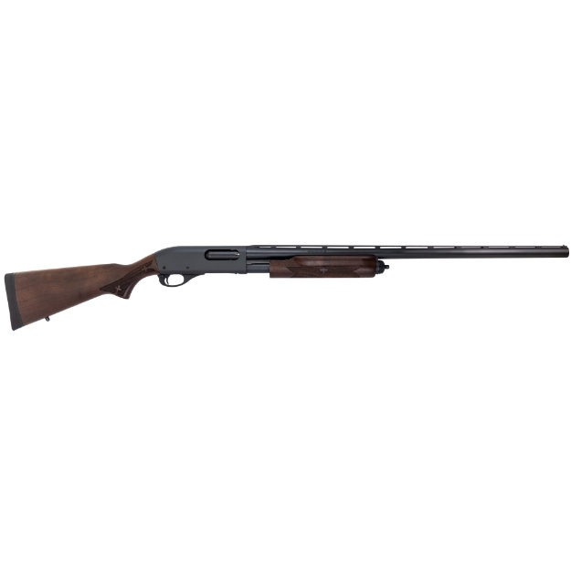 Picture of Remington 870 Fieldmaster - Combo - Pump Action - 12 Gauge - 3" Chamber - 2 Barrels - (1) 20" Fully Rifled Barrel and (1) 26" Smooth Bore Barrel - Glass Bead Finish - Black - Walnut Stock - Front Bead Sights - 3 Choke Tubes (RemChoke Full - Modified - Improved Cylinder) - 4 Rounds - BLEM (Rear Sight Missing - Wet Case) R68868