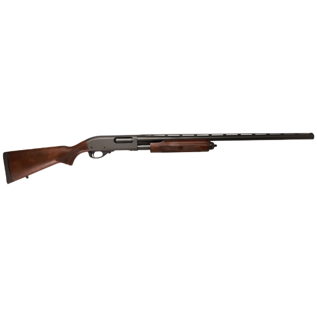 Picture of Remington 870 Fieldmaster - Left Hand - Pump Action - 12 Gauge 3" Chamber - 28" Barrel - Glass Bead Finish - Black - Walnut Stock - Front Bead Sight - 3 Choke Tubes (RemChoke Full - Modified and Improved Cylinder) - 4 Rounds - Left Hand R68867